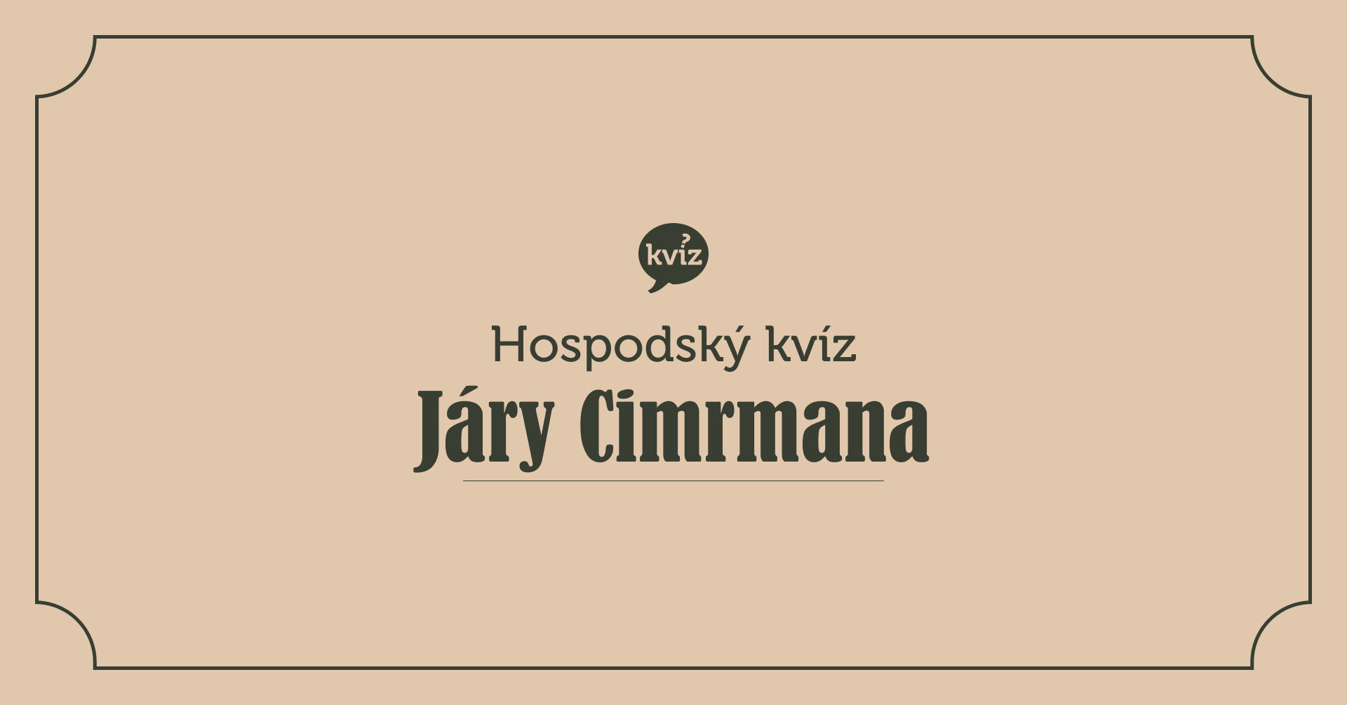 Hospodský kvíz Járy Cimrmana 2023